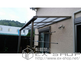 のテラス屋根 ライザーテラスII F型 テラスタイプ 単体 積雪〜20cm対応 施工例