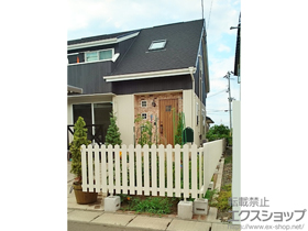 のフェンス・柵 レスティンフェンス7型 自由柱施工 施工例