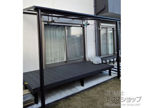 のテラス屋根 ヴェクターテラス F型 テラスタイプ 単体 積雪〜20cm対応 施工例