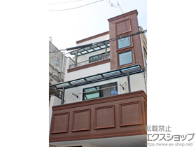 のバルコニー・ベランダ屋根 ヴェクターテラス R型 屋根タイプ 単体 積雪〜20cm対応 施工例