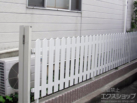 のフェンス・柵 ララミー2型フェンス フリー支柱 施工例