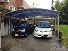 のカーポート プレシオスポート ワイド 積雪〜20cm対応 施工例