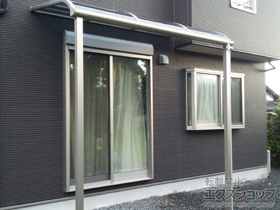 のテラス屋根 プレシオステラス R型 テラスタイプ 単体 積雪〜20cm対応 施工例