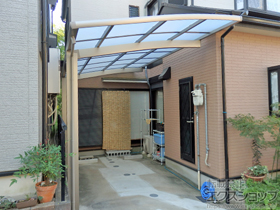 のカーポート ネスカR (ラウンドスタイル) 積雪〜20cm対応 施工例