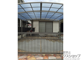 のカーポート ネスカR (ラウンドスタイル) ワイド 積雪〜20cm対応 施工例