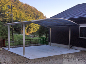 のカーポート プレシオスポート ワイド 積雪〜20cm対応 施工例