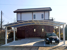 のカーポート レイナトリプルポートグラン　積雪〜20cm対応 施工例