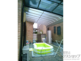 のテラス屋根 ヴェクターテラス R型 テラスタイプ 単体 積雪〜20cm対応 施工例