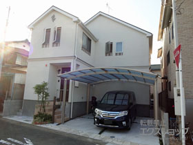 のカーポート レイナツインポートグラン　積雪〜20cm対応 施工例