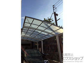 のカーポート ネスカR (ラウンドスタイル) 延長　積雪〜20cm対応 施工例