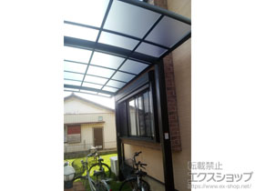 のサイクルポート・駐輪場 ネスカRミニ (ラウンドスタイル) 積雪〜20cm対応 施工例