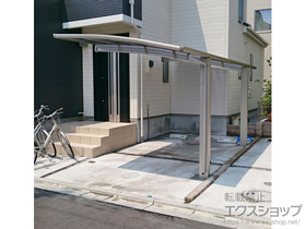 のカーポート プレシオスポート 積雪〜20cm対応＋ 着脱式サポート2本入 施工例