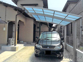 のカーポート ネスカR (ラウンドスタイル) 積雪〜20cm対応 施工例