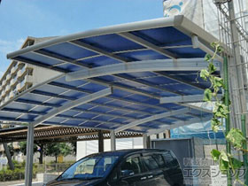 のカーポート レイナポートグラン　積雪〜20cm対応 + レイナポートグラン用 M合掌用部材 施工例