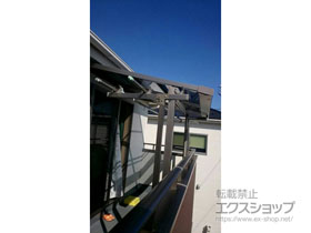 のバルコニー・ベランダ屋根 ライザーテラスII F型 屋根タイプ 単体 積雪〜20cm対応 施工例