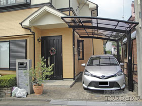 のカーポート ネスカR (ラウンドスタイル) 積雪〜20cm対応 施工例