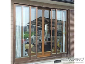 YKKAPの内窓（二重窓・二重サッシ） プラマードU 引違い窓 偏芯4枚建 施工例