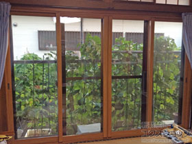 の二重窓（内窓） インプラス ダストバリア仕様 引違い窓 4枚建 施工例