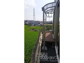 のテラス屋根 ヴェクターテラス R型 テラスタイプ 単体 積雪〜20cm対応 施工例