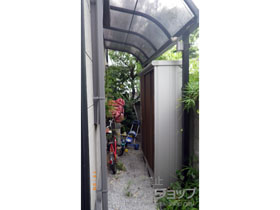 の物置・屋外倉庫 エスモ 一般型 (ESD-1805AGL) 施工例