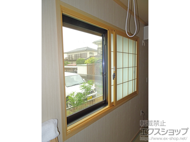 の二重窓（内窓） インプラス ダストバリア仕様 引違い窓 2枚建 施工例