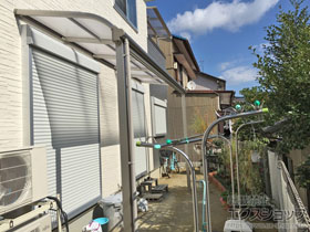 のテラス屋根 ヴェクターテラス R型 テラスタイプ 単体 積雪〜20cm対応 施工例