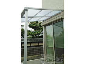 のテラス屋根 ライザーテラスII F型 テラスタイプ 単体 積雪〜20cm対応 施工例