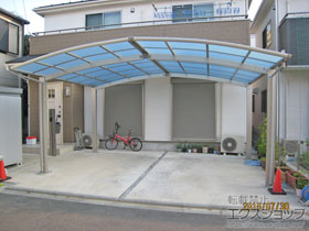 のカーポート レイナポートグラン M合掌　積雪〜20cm対応 施工例