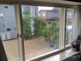 の二重窓（内窓） インプラス ダストバリア仕様 引違い窓 3枚建 ※外内外仕様 施工例