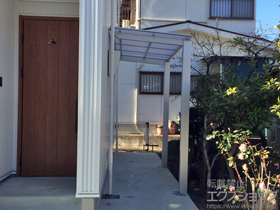 のサイクルポート・駐輪場 ネスカFミニ (フラットスタイル) 積雪〜20cm対応 施工例