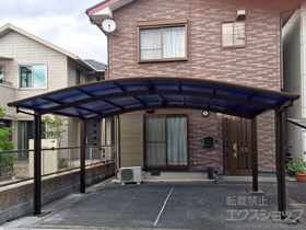 のカーポート プレシオスポート ワイド 積雪〜20cm対応 施工例