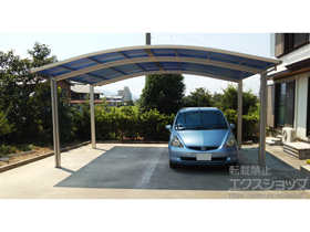 のカーポート プレシオスポート ワイド 積雪〜20cm対応 施工例