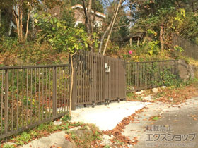 のカーゲート アルシャインII MW型 Aタイプ ノンレール両開き 560W 施工例