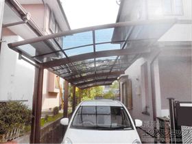 のカーポート プレシオスポート 縦連棟 積雪〜20cm対応 施工例