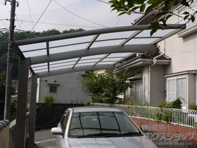 のカーポート ネスカR (ラウンドスタイル) 積雪〜20cm対応 施工例