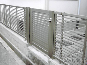 の門扉 エクスライン門扉5型 片開き　門柱使用 施工例