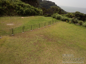 のフェンス・柵 イーネットフェンス1F型 自由柱タイプ 施工例