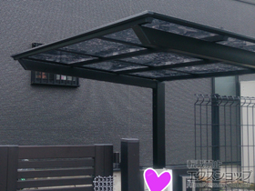 のサイクルポート・駐輪場 ネスカFミニ (フラットスタイル) 積雪〜20cm対応 施工例