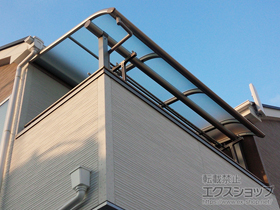 のバルコニー・ベランダ屋根 ヴェクターテラス R型 屋根タイプ 単体 積雪〜20cm対応 施工例