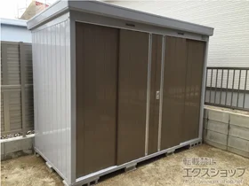 イナバの物置 ネクスタ 一般型(NXN-36S)+別売棚Cセット 2段 施工例