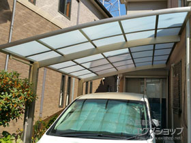 のカーポート ネスカR (ラウンドスタイル) 積雪〜20cm対応 施工例