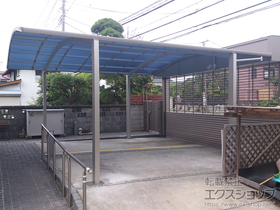 のカーポート プレシオスポート ワイド 積雪〜20cm対応 施工例