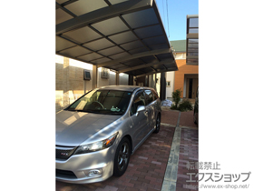 のカーポート ネスカR (ラウンドスタイル) 縦連棟 積雪〜20cm対応 施工例