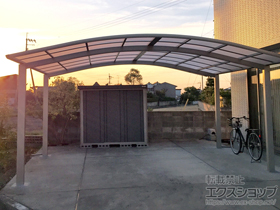 のカーポート プレシオスポート ワイド 積雪〜20cm対応 施工例