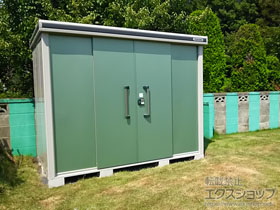 の物置・屋外倉庫 エルモ 一般型（LMD-2515 EG） 施工例