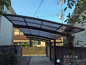 のカーポート ネスカR (ラウンドスタイル) 積雪〜20cm対応 施工例