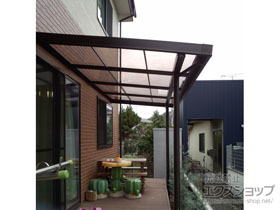 のテラス屋根 シュエット テラスタイプ 単体 積雪〜20cm対応 施工例