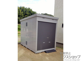 の倉庫・ガレージ バイク保管庫 床付タイプ 一般型 施工例