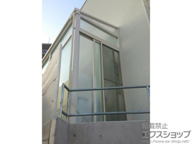 のテラス囲い・サンルーム ほせるんですII F型 床納まり ランマ付 積雪〜20cm対応 施工例