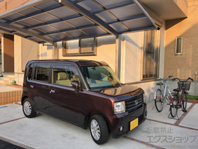 のカーポート プレシオスポート 積雪〜20cm対応 施工例